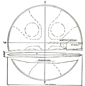 ▲クラリオンの円盤の平面・断面図