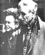 ▲1959年、ヨーロッパを講演中のGA。左はオランダのUFOコンタクトグループの幹事。