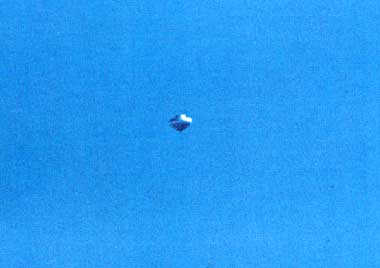 ▲アリゾナ州のコマ型UFO。